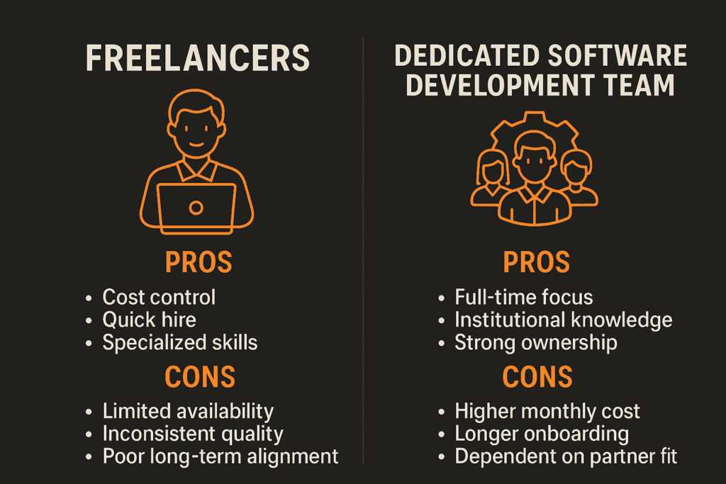 Dedicated software development team